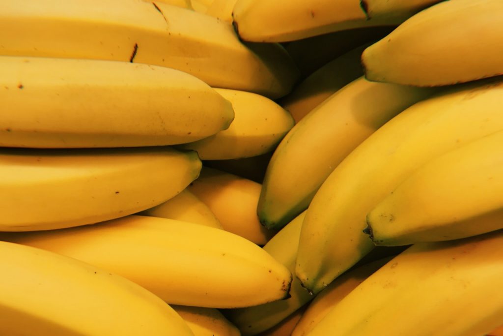 Bananas (pictured) are one of the best high vibration foods