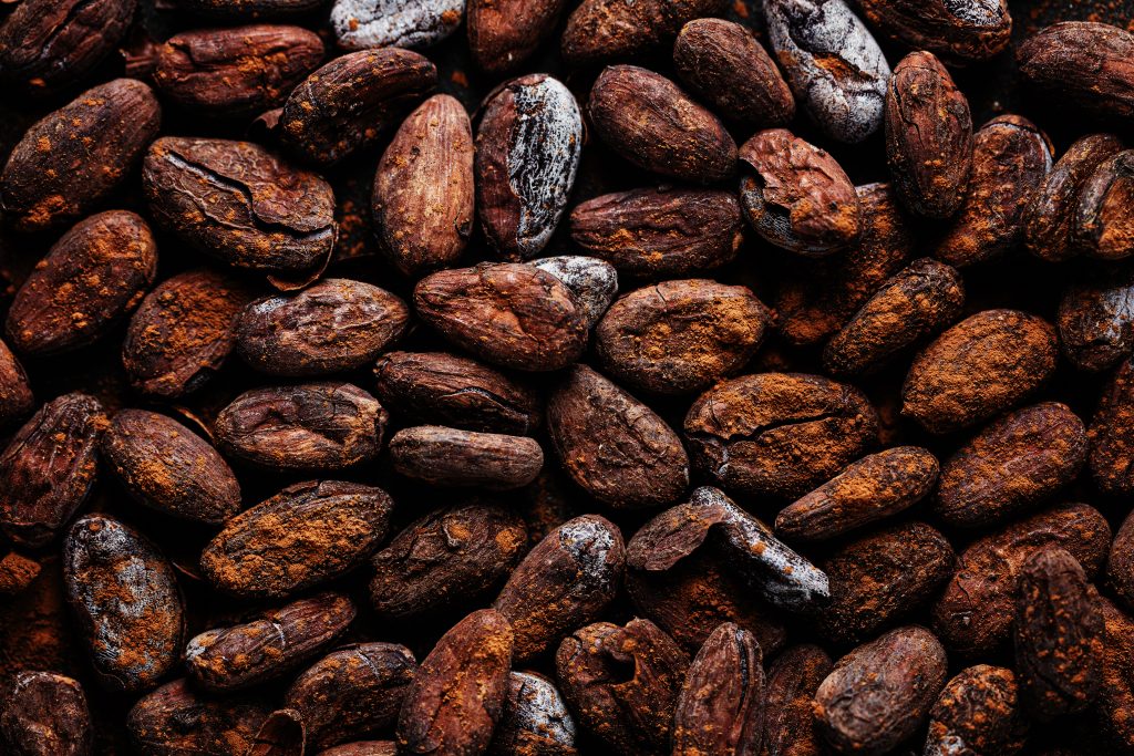 Raw cacao (pictured) is one of the best high vibration foods