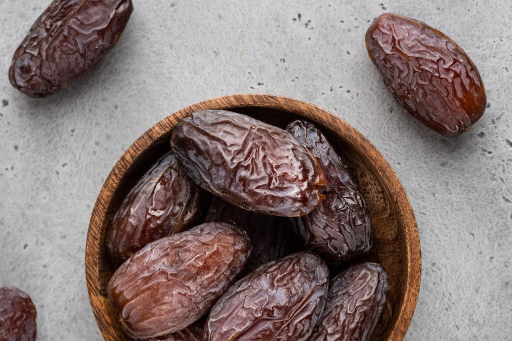 Dates (pictured) are one of the best high vibration foods