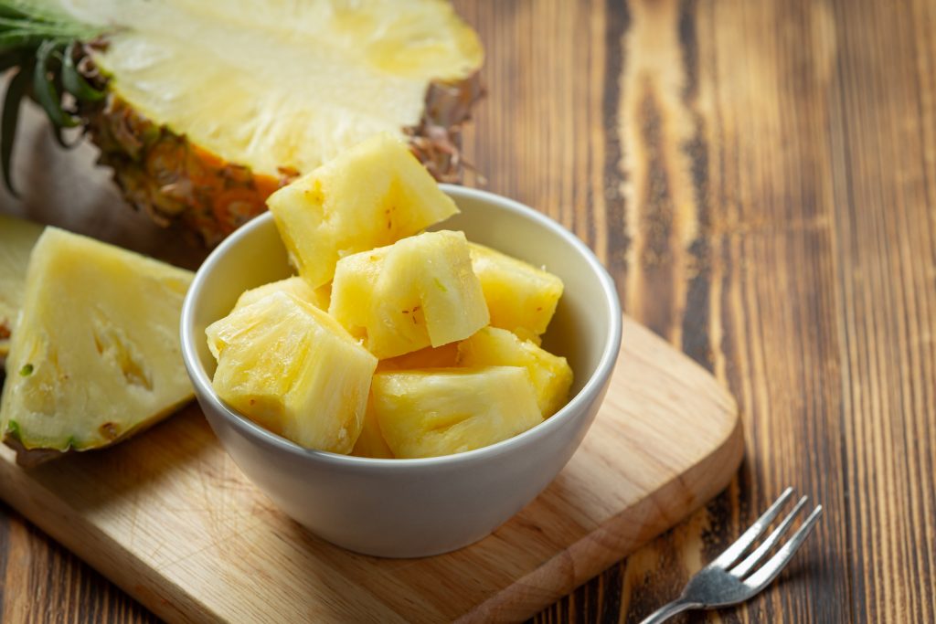 Pineapple (pictured) is one of the best high vibration foods